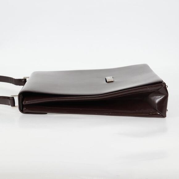 GUCCI Shoulder Bag Patent Leather Brown Silver 002 2046 002 2046 - Picture 5 of 16